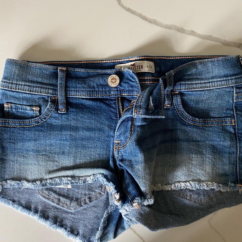 Hollister jean shorts